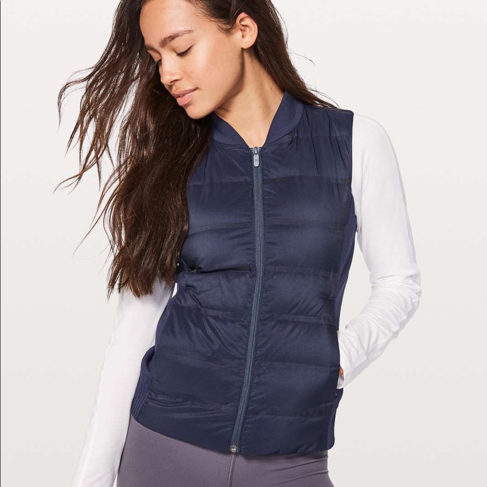 ❌SOLD❌ Lululemon Down & Around Navy Vest